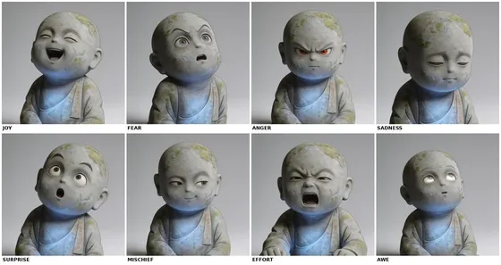 jizo สีหน้า 8 อารมณ์